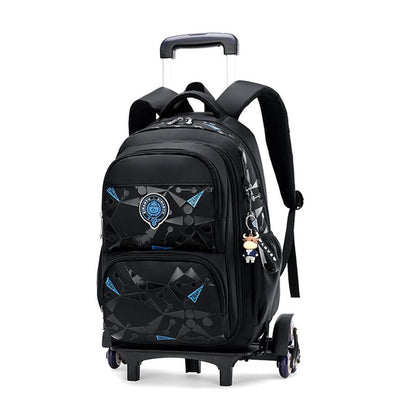 Rucksack mit Rollen für Kinder – Schultasche mit Trolley