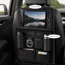 2x Autositz Organizer Kinder mit Klapptisch & Tablet-Halterung