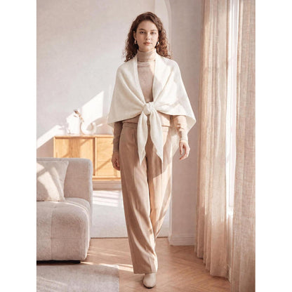 Damen Pashmina Schal Elegant Weiß | Vielseitig & Ganzjahres-Accessoire