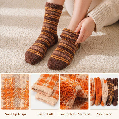 Kuschelsocken Damen warm rutschfest Gr. 36-42 Herbstserie Geschenk