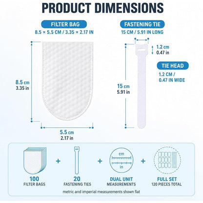 Wasserfilter Wasserhahn Set – 120 Teile für Trinkwasser