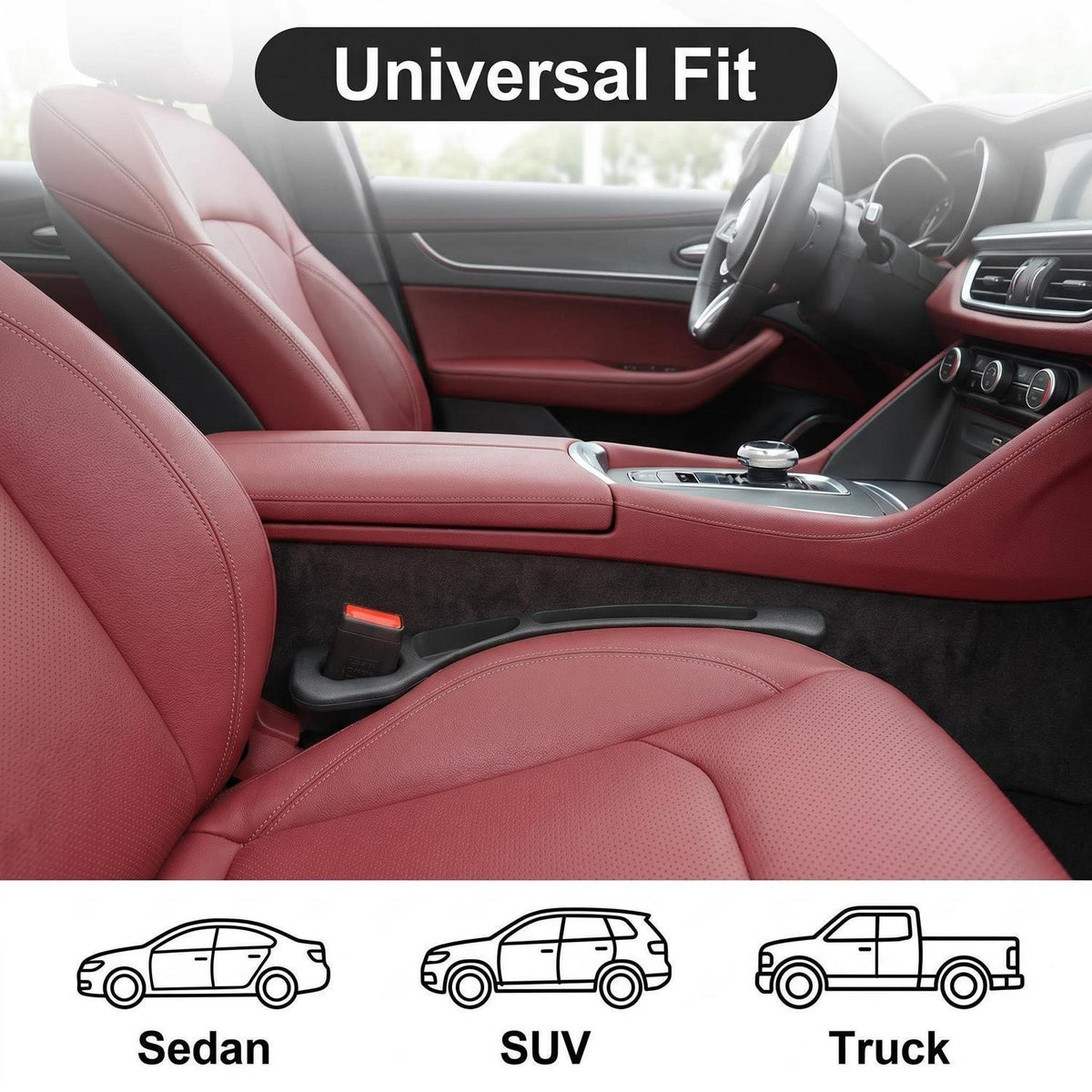 Sitzlückenfüller 2er Set – Auto Organizer für mehr Ordnung & Komfort