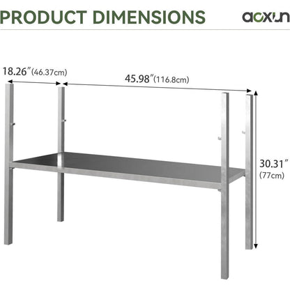Metall-Gartenschuppen 4x2 Fuß mit Front- & Deckeltür