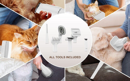 JIGOO P300 Set für die Tierpflege Staubsauger, maximale Leistung: 300 Watt, Weiß)